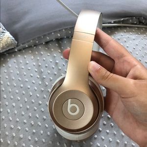 Rose Gold Beats Solo 2 Headphones
